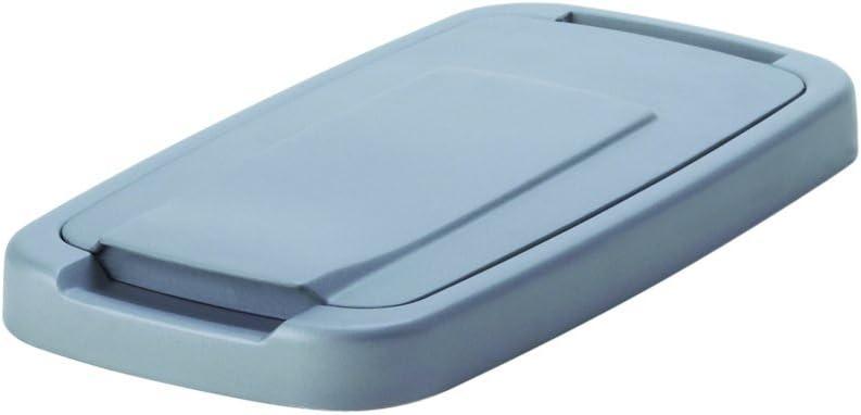 Knape & Vogt QT20LB-PT Trash Can Lid, 1.31-Inch by 14.5-Inch by 7.44-Inch Platinum