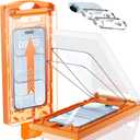 MRGLAS TOP 9H+ Glass 2+2 Packs for iPhone Air Screen Protector with Camera Lens Protector [Zero Bubble, Auto-Dust Removal] [10X Military Protection] iPhone Air 6.5" Tempered Glass Full Edge Coverage