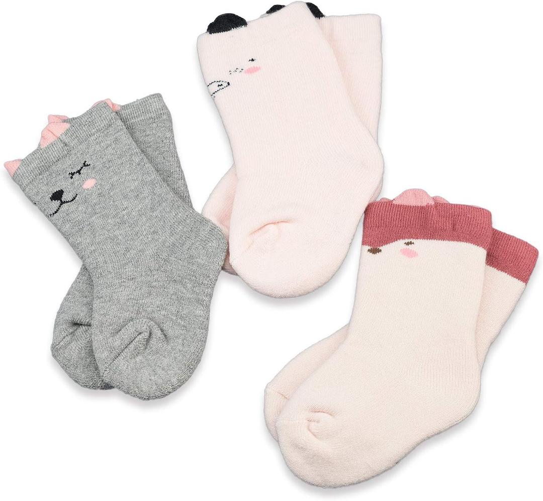 3 Pairs Ultra Thick Warm Toddler Socks Baby Boy and Girl winter Socks Infant Socks Kid Sock Warm Cotton Crew Socks