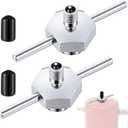 Feekoon Spot Filling Cap Compatible with Sprayer Vaper 19487, Filler Cap Assembly Compatible with Sprayer Non-aerosol Spot, T-bar Handle with Gasket, Valve Core (2 Pack)