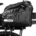 Rhinowalk Bike Bag Bike Trunk Bag Bike Pannier Bag,(for Bicycle Cargo Rack Saddle Bag Shoulder Bag Laptop Pannier Rack Bicycle Bag Professional Cycling Accessories) (Black 17L)