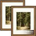 16x20 Picture Frame Gold 2 Pack - Antique Wall Vintage Picture Frames