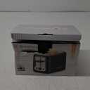 Toastmaster 2-Slice Cool Touch Toaster, black with stainless accent