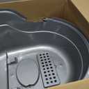 Natures Miracle Hooded Flip Top Litter Box for Cats, With Built-In Odor Control Charcoal Filter (Silver/Grey)