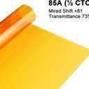 Meking 16 x 20 in Lighting Gels 1/2 CTO Photo Lights Gel Orange Filters | Transparent Color Correction Light Sheets for Photography Red Head Strobe Flashlight 4Pack
