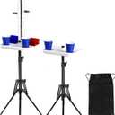 Teamaze Cornhole Scoreboard 2 Sets Cornhole Score Keeper with Drink Holder Corn Hole Game Accessories for Outside, Yard Game