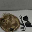 80s Mullet Wig for Women Fluffy Layered Retro Hairpiece for 80s Theme Party Halloween Costume, Cosplay, Daily Wear (Blonde)