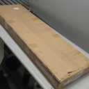 47.2'' Outdoor Garden Benches Weatherproof Patio Bench Two-Person Seat Backless Bench Wood Bench with Slatted High Temperature Bench for Front Porch Backyard (Upgraded to Prevent Fading) (Brown)