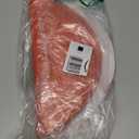 SHACOS 100 PCS Christmas Round Paper Placemats 13 inch Disposable Paper Place Mats for Dinner Wedding Birthday Party Festival Events Table Decoration, Orange Red