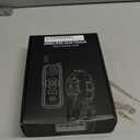 Wireless Dog Fence, Electric Fence for Dogs,Training Collar with Remote Control 3800FT Range, Portable Dog Perimeter Collar with 3 Training Mode Flash Light & Waterproof Matte Black 2 Pack