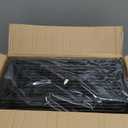 Abiglifty 12Pcs Under Couch Blocker,Under Bed Blocker for Pets,Adjustable Under Furniture Blocker with 30 Ties,Stop Cats & Dogs from Hiding Under Furniture (Black)