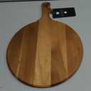 BILL.F Acacia Wood Pizza Peel,10" Cutting Board, Cheese Paddle Board, Bread and Crackers Platter for Serving and Minor Food Prepare with Handle - 14x 10 x 0.5 Inch