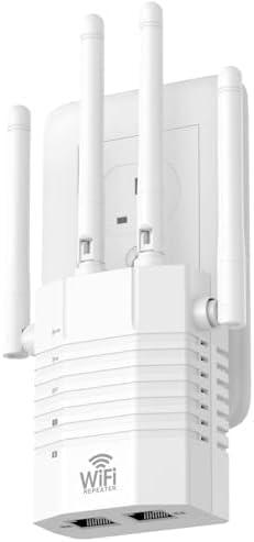 WiFi Extender Signal Booster with 4 Antennas