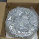 9.8" Round Crystal Flush Mount Chandelier Ceiling Light Cool White
Crystal flush mount cool white ceiling light for Kitchen Hallway Foyer 15W 6000K Cool White