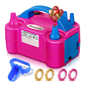 Balloon Pump Electric Party Decorations  Electric Balloon Pump for Balloon Arch Kit, Portable Dual Nozzle Balloon Inflator