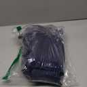 Cushion Covers, Cases with Zipper, Set of Three, Dark Blue, (40x17x3 -1 Pc ), (17,5x17x2 - 2 Pcs)