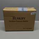 Portable Cordless Pressure Washer 2 Batteries - 1200PSI Brushless Cordless Power Washer with 6-in-1 Nozzle, Adjustable Foam Cannon LCD Touch Screen for Car Garden (Green)