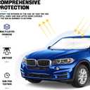 Blilo Car Windshield Sunshade Umbrella, Foldable Reflective Auto Front Window Shield Shade, Car Sun Visor for UV Rays and Heat Protection, Universal Windscreen Cover Keep Vehicle Cool (53''×31'')