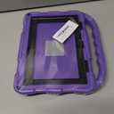 Fire HD 8 Tablet Case for Kids(2024/2022/2020 Release,12th/10th Generation),Incompatible with iPad Samsung,Shock Proof Friendly,360 Rotating Grip Stand,Portable Handle Kid-Proof Case (Blue)