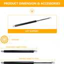 Dump Box Shock Dump Bed Lift Support Compatible with Polaris Ranger RGR 570 900 1000 Cargo Gas Springs Struts Replacement for 7044674 7045352 7043967 7045251 7045663 NP9801P P10181