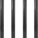 GeilSpace 3/4"  14" Heavy Duty Pre-Cut Grey Metal Pipe, Industrial Steel Fits Standard 3/4 Inch Threaded Pipes and Fittings - Vintage DIY Industrial Shelving (3/4"  14", Grey) (Gray)