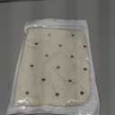 White Soft Makeup Bag, Make Up Brush Bag Pouch, Travel Cosmetic BagsCanvas Makeup Bag for Women and Girls(01White Dots)