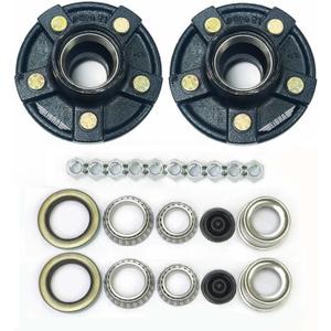Set of 2 Trailer Idler Hub Kits 5 on 5" for 3500 lbs Axle