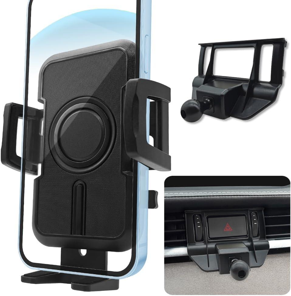 WAAPAK Car Phone Holder Mount 2016-2021 Mazda 6 Auto Accessories Interior Decoration Smartphone Thick Case Cradles Navigation Bracket iPhone (Mazda-6-18-21)