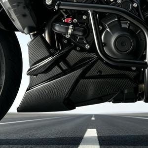 Motorcycle Accessories Belly pan Bellypan Lower Engine Chassis Spoiler Fairing compatible for Ya&ma&ha MT 09/MT-09 SP MT-09/MT09 SP Accessories 2021-2024 (Carbon fiber look), MD-493-US
