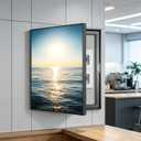 Breaker Box Cover Decorative Electric Panel Box Cover 17.7x21.6in