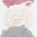 Body Puffs for Bath & Shower, Exfoliating Body Wash Sponge Gift Set of 3