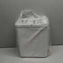 Mop and Bucket Set with AUTO Pump, 3-Zone Separate Dirty and Clean Water, Flat Mop and Bucket System with Wringer and Wheels, 4 Reusable Microfiber Pads, One-Touch Water Filling for Home Cleaning