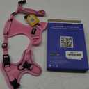 Halypet Cat Harness and Leash Set [ MAX Safety Third Generation ] Escape Proof Soft Adjustable Cat Leash Breathable Comfortable Vest Easy to Wear Kitten Harness for Outdoor Walking Pink Small (Small (7-12lb))