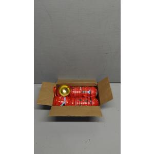 12 Pack Christmas Candy Ball Box Hanging Decorations,Tinplate Christmas Tree Balls Jars Pendant for Xmas Decor,Kids Gifts