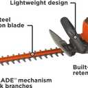 BLACK+DECKER Hedge Trimmer with Saw, 20-Inch, Lightweight and Compact Design, Full Wraparound Handle, Corded (BEHTS300)