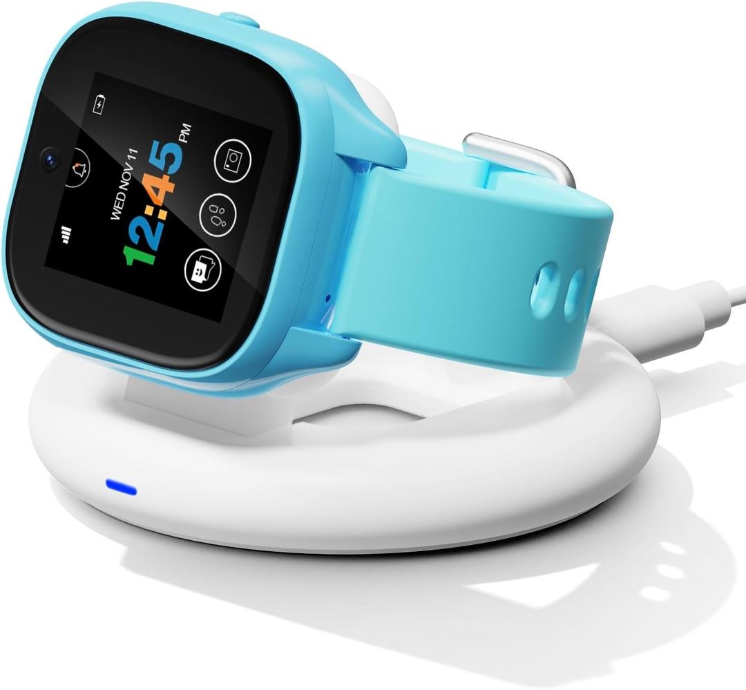 Charging Dock Compatible with Gizmo Watch 3/2/1 Charger, Magnetic Portable Foldable Stand with 2.75ft USB Cable Cord for Gizmo Kids Watch Accessories (Not for Gizmo 3-Adventure)