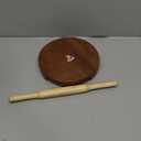 Wooden Chakla Belan Set Rolling Pin chakala belan And Rolling Pin Wooden Rolling Board 8 inch Teak Wood Rolling Board Polpat