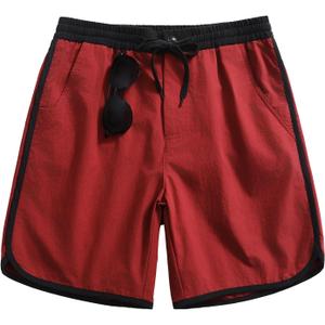 JEMLDL Men's Quick Dry Color Block Athletic Shorts