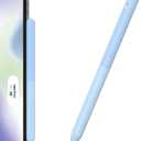 NIUTRENDZ Gradient Blue Silicone Protective Cover for Apple Pencil 2nd Generation, Pencil Case with Detachable Design & Wireless Charging Compatibility