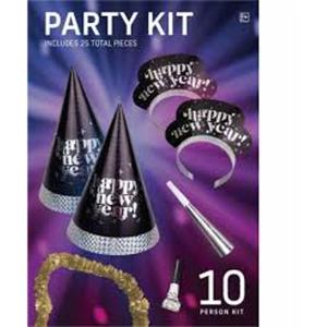 Amscan Prismatic New Year's Party Kit, 25 pc