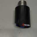 Roasted Blue Carbon Fiber Car Exhaust Tip 2.1 inch Inlet 3.5 Inch Outlet Exhaust Muffler Tip Carbon Fiber Exhaust Pipe for 2-2.1 Inch Exhaust Pipe (Mirror Black & Blue)