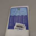 N&Y HOME Longer Shower Curtain Liner Fabric 72 x 75 inches, Hotel Quality, Washable, White Spa Bathroom Curtains with Grommets, 72x75