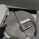 400ft Outdoor LED Strip Lights Waterproof,IP68 Outside Led Light Strips Waterproof with App and Remote,Music Sync RGB Exterior Led Rope Lights with Self Adhesive Back for Roof,Deck