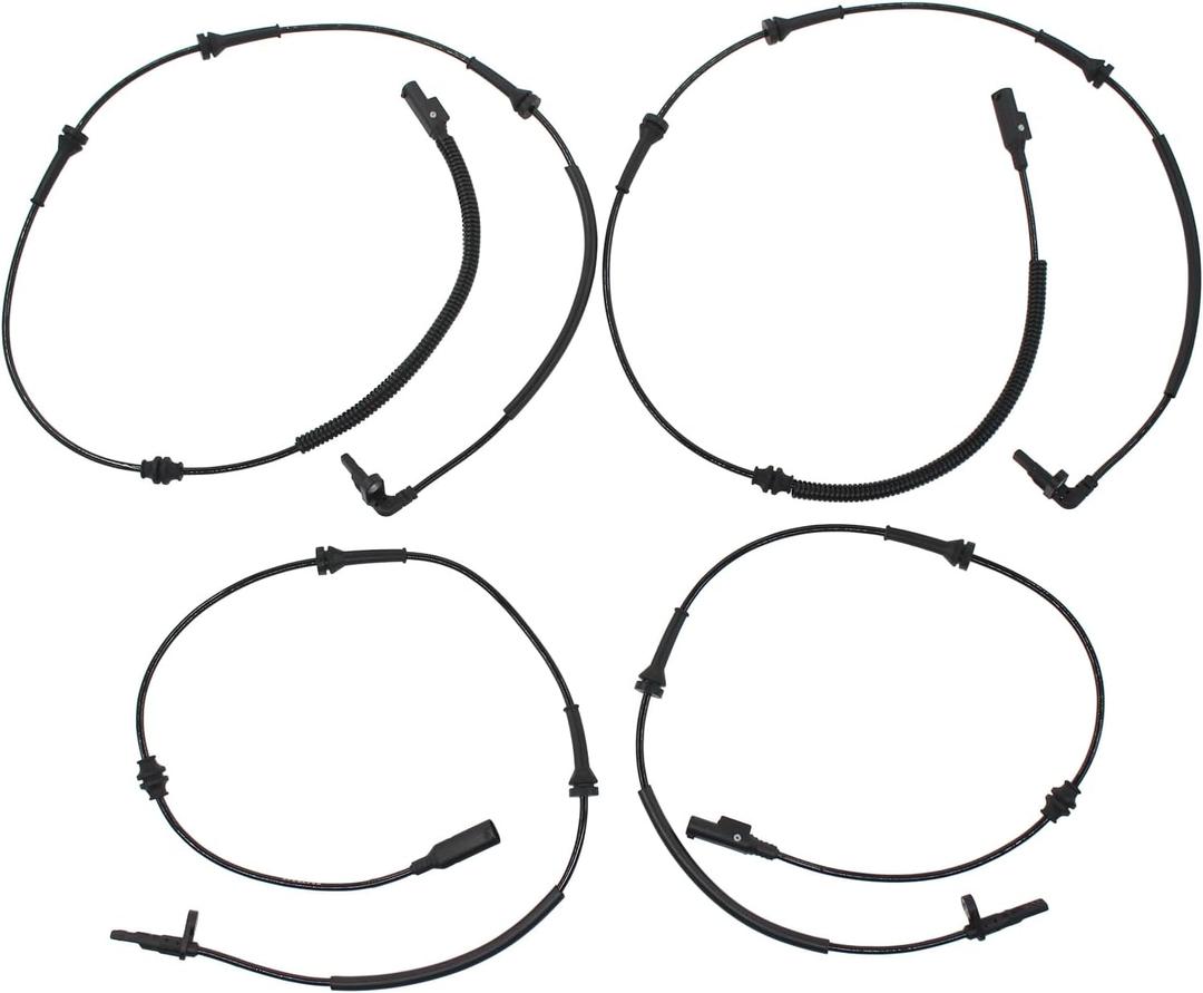Roneeson Front and Rear Driver and Passenger Side ABS Sensor for Jeep Compass 2017-2022