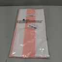 3 Packs Pink and White Striped Tablecloths 54 x 108 Inch Disposable Waterproof Plastic Table Covers Horizontal Pink Striped Tablecloths for Birthday Party Baby Shower Wedding Outdoor Picnic