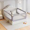 Bed Rails for Toddlers Queen Size Bed, 3 Piece Baby Bed Rail Guard, Large