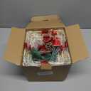 Set of 3 Christmas Lighted Gift Boxes Plug-in 60 Led Light Up Boxes Ornaments for Christmas Decorations Indoor Outdoor Home Yard Xmas Tree Holiday Party Lawn Porch (Tinsel)