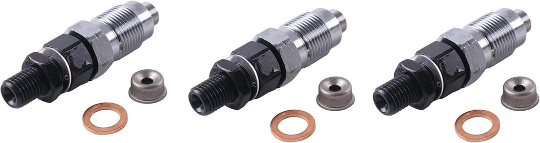3 X Fuel Injector E630053005 Compatible with Mahindra 2310 2810 3510 4010 5010 4510 Fits Kioti DK45 CK22 DK55 DK55C KD551 Replaces E630053003 E630053004