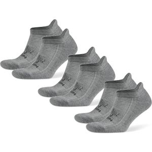 Balega Hidden Comfort Performance No Show Athletic Running Socks for Men and Women (Large, Charcoal)