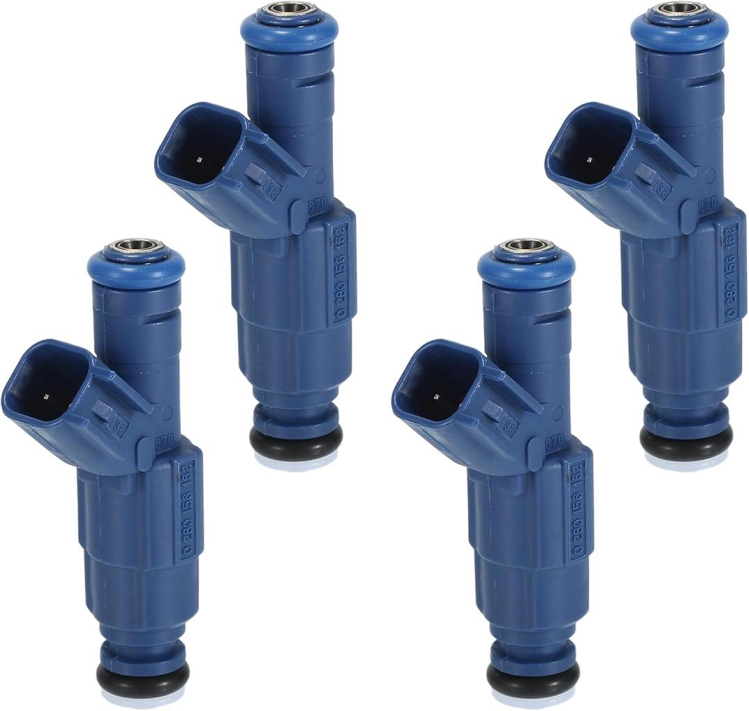Fuel Injector, Engine Fuel Injection Nozzle No.3M6G-9F593-BA for Ford Escape 2005-2008 2.3L for Ford Focus 2005-2007 2.0L Blue, 4 Pcs